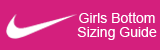 Nike Girls Bottom Sizing Guide Nike Girls Bottom Sizing Guide